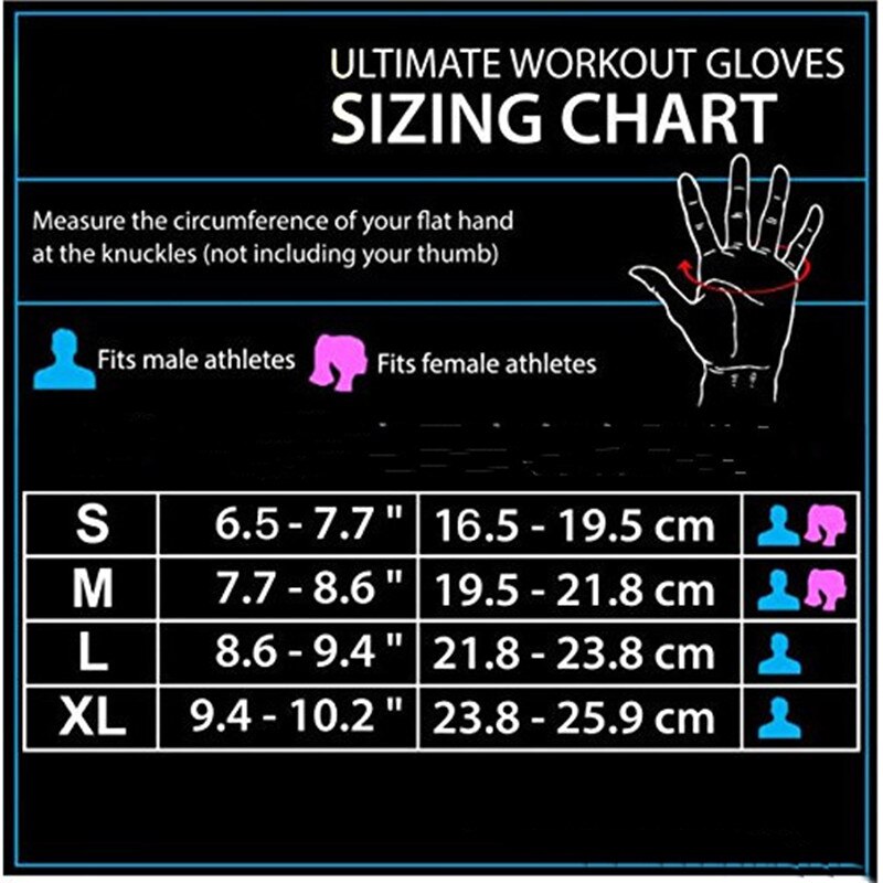 Leather Silicone  Workout Gloves