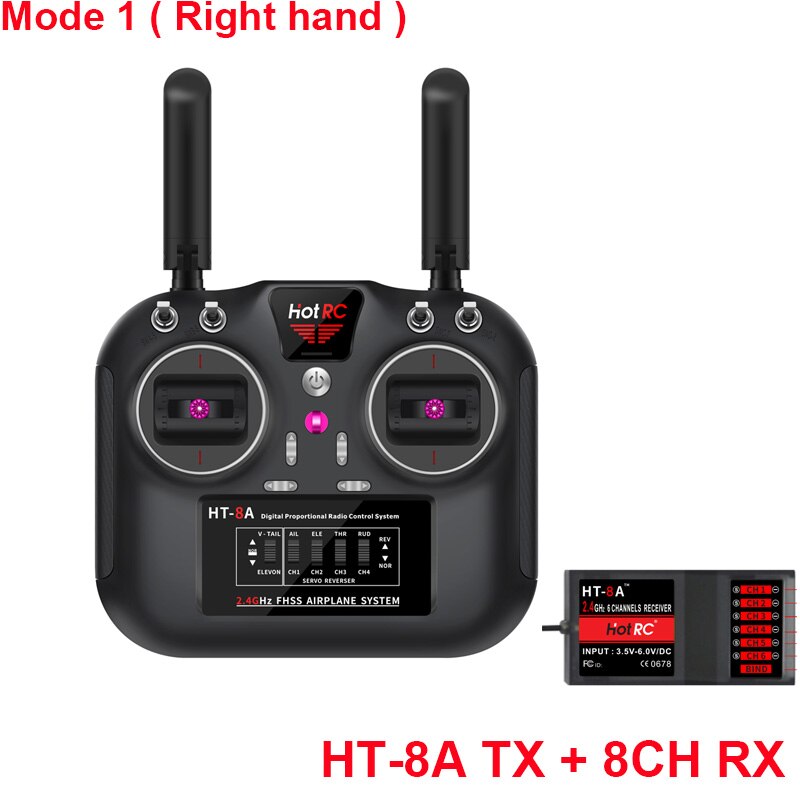 RC Transmitter and 6CH Receiver with Box - phoenixfitnessworld