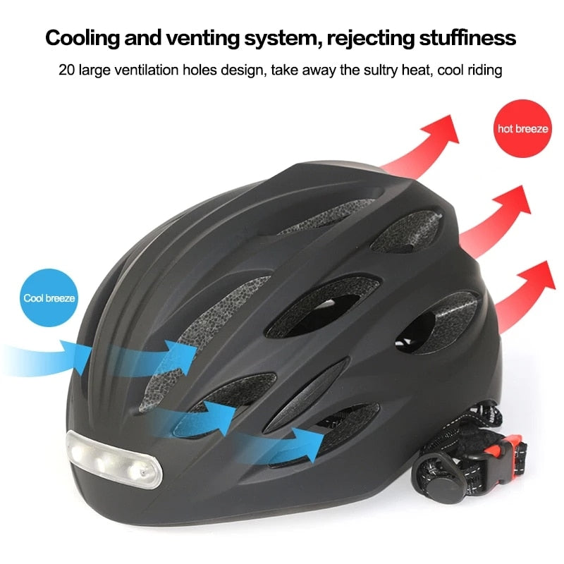 Intelligent Cycling Bicycle Helmet - phoenixfitnessworld